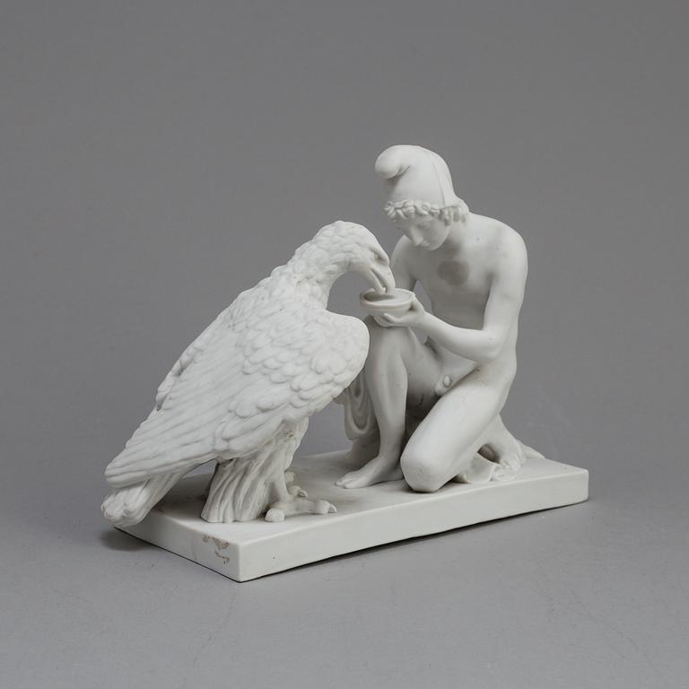 A PARIAN FIGURE after Thorvaldsen, Eneret,  Royal Copenhagen, ca 1900.