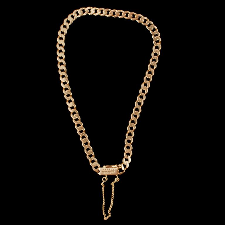 ARMLÄNK, 18k guld, Ceson, Göteborg, 1948. Vikt 8 g.