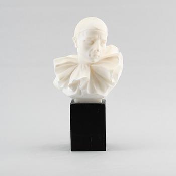 SKULPTUR, alabaster, 1900-talets första hälft.