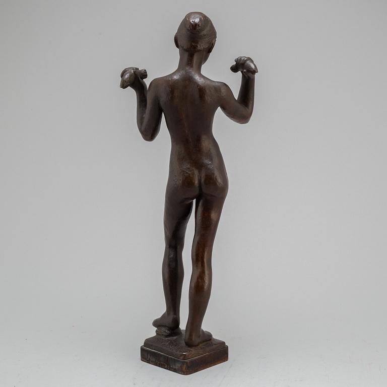 ANSGAR ALMQUIST, sculpture, bronze, signad AA and dated -60 1/8.