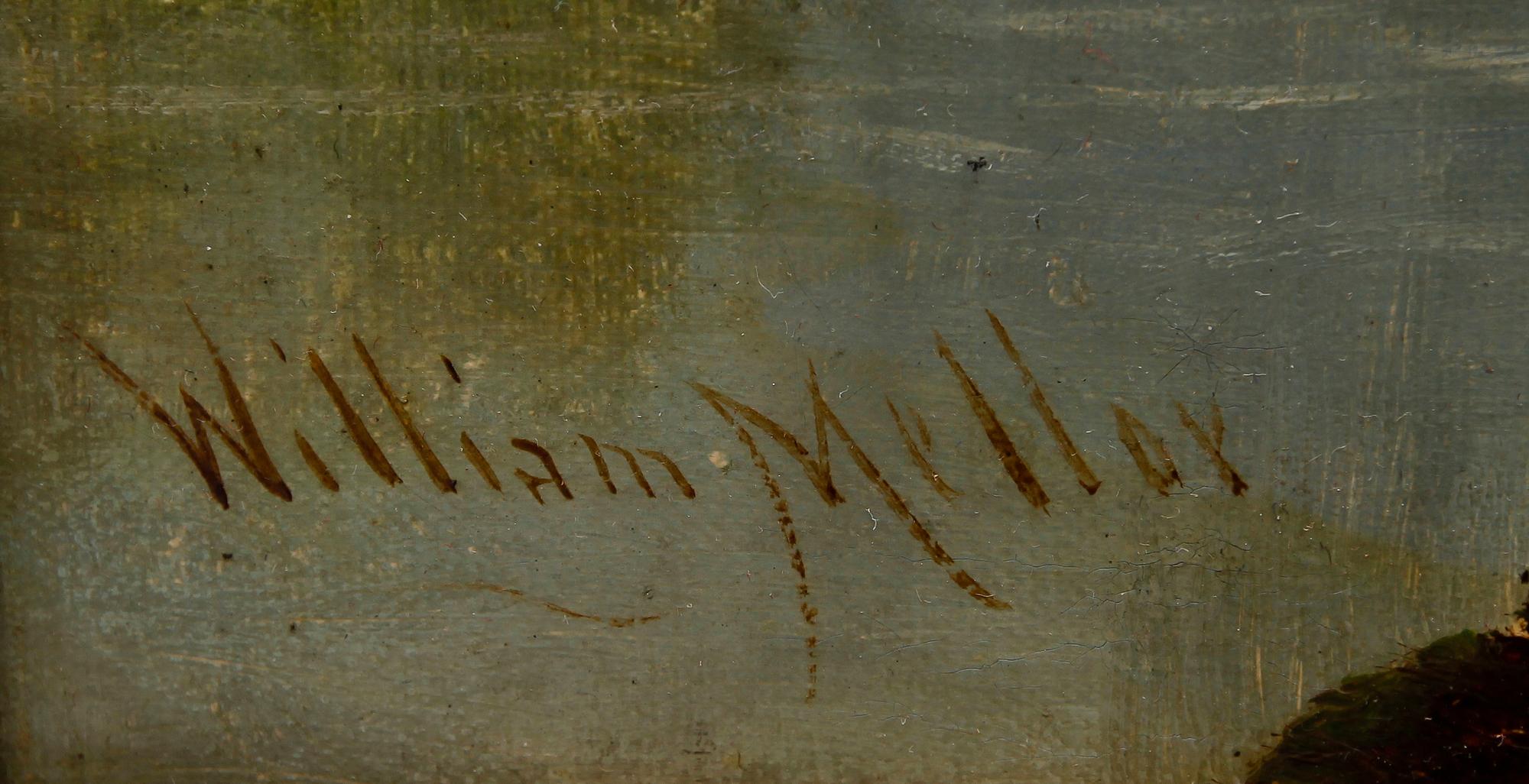WILLIAM MELLOR, olja på duk, signerad.