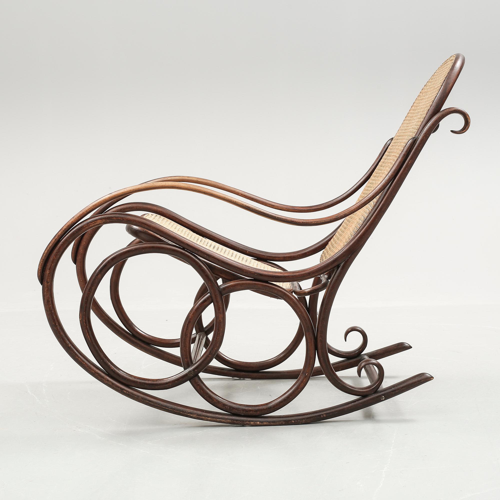 GUNGSTOL, Thonet. Modell 4. 1800-talets slut.