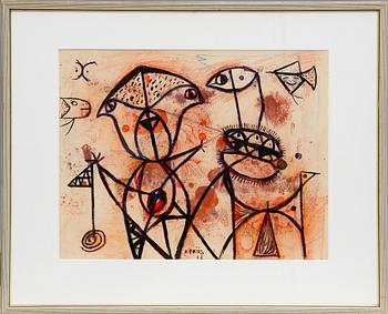 ALLAN FRIIS, blandteknik, sign o dat- 52.