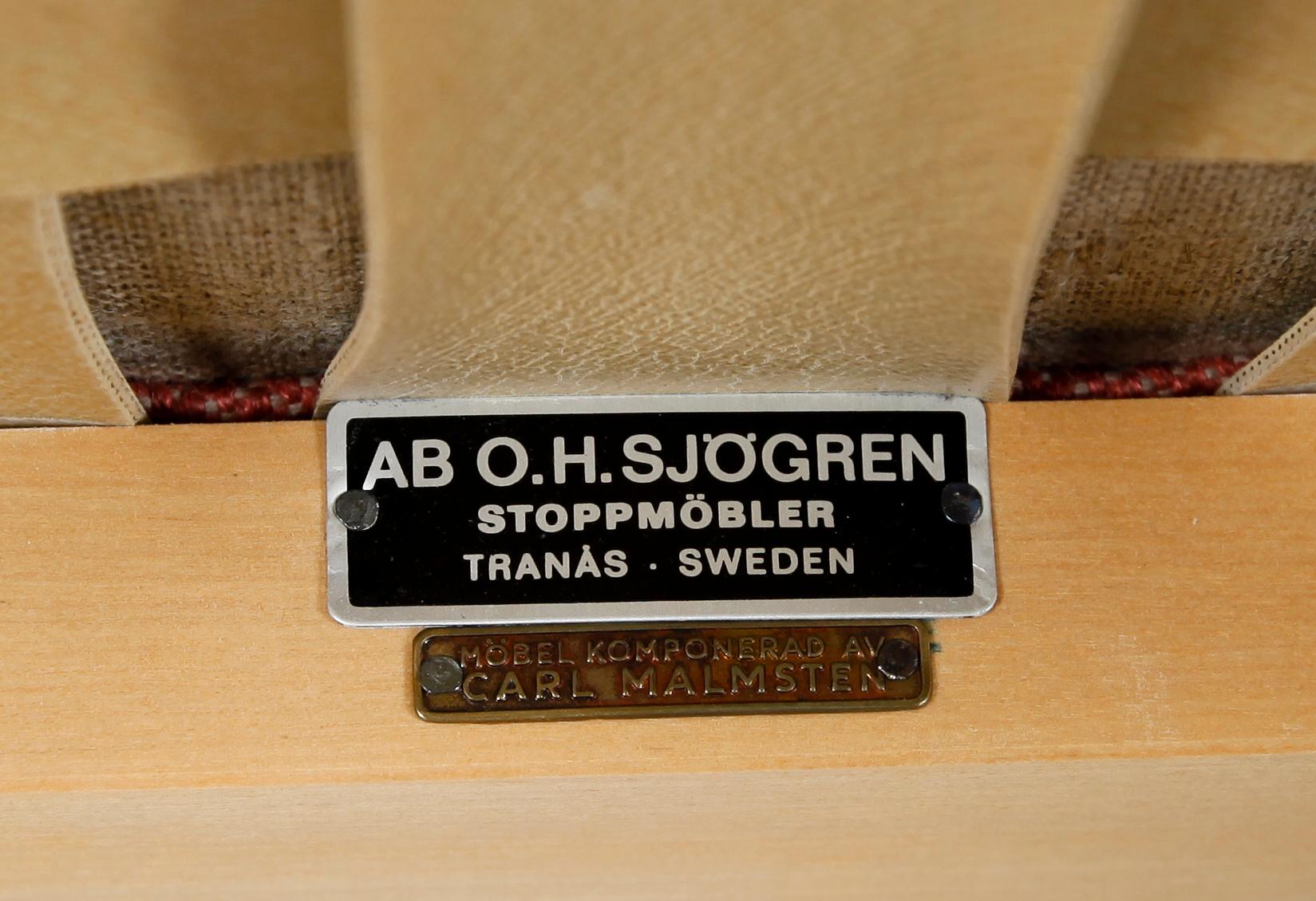 FÅTÖLJER, 1 par, "Ulfåsa", Carl Malmsten.