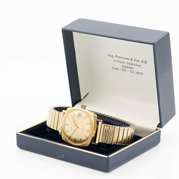 Zentima, wristwatch, 18K gold, 32.5 mm.