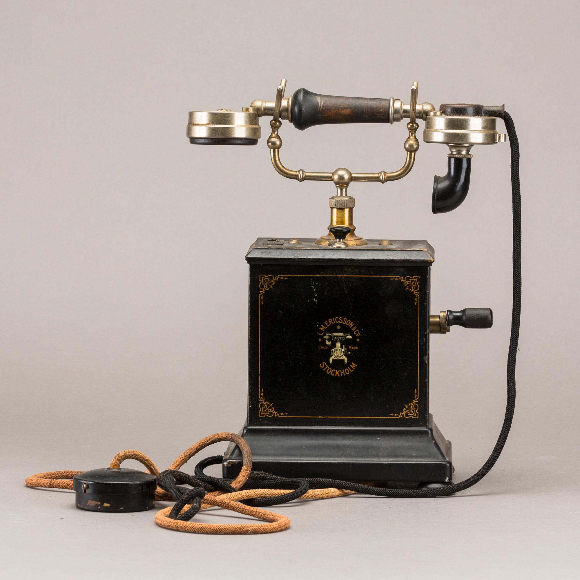 TELEFON, L.M Ericsson & Co Stockholm
sekelskiftet 1800/1900.