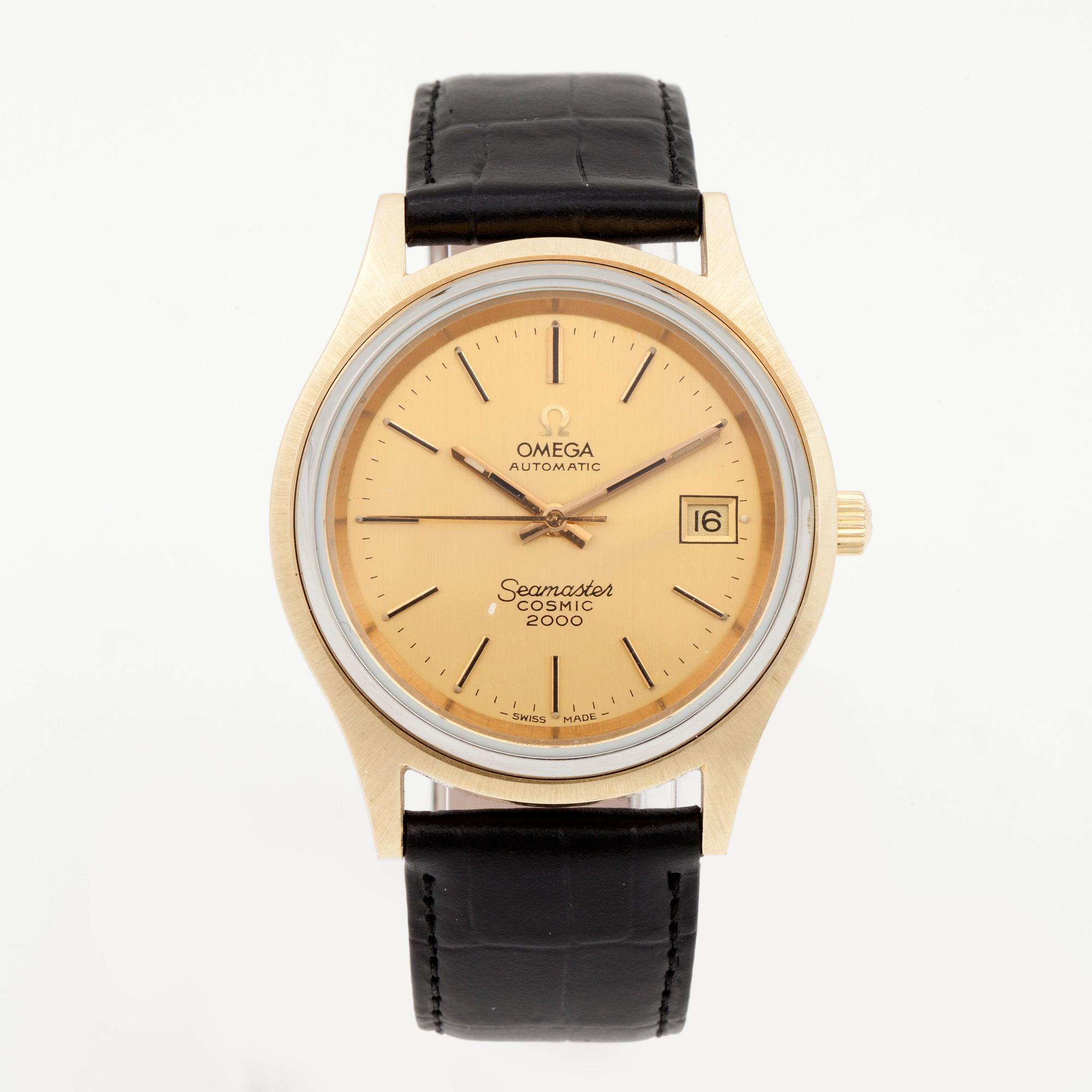 Omega seamaster cosmic 2000 gold cheap