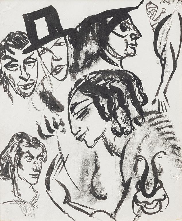 Axel Törneman, Figural composition.