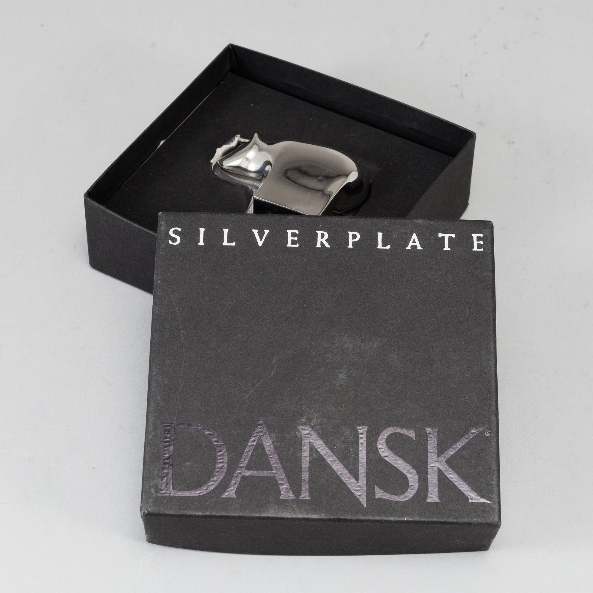 GUNNAR CYRÉN, three, silverplated zinc figurines, Danish Design.