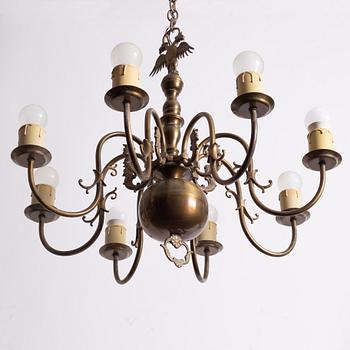 Ceiling lamp, Baroque style, first half of the 20th Century.