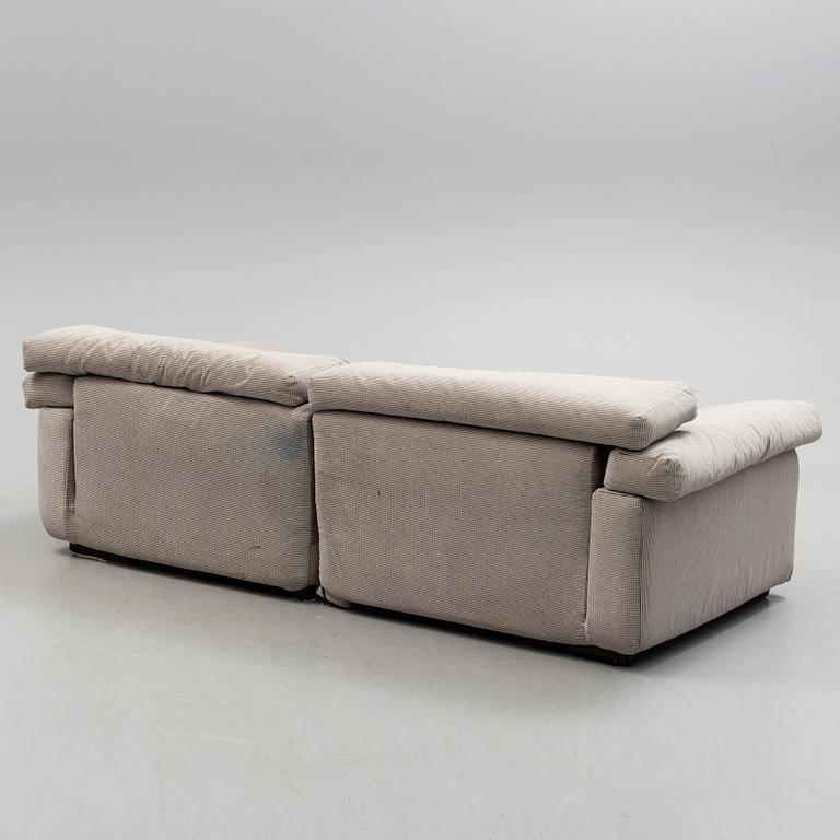 A AFRA SCARPA & TOBIA SCARPA "Erasmo" B&B Italia sofa, second half of the 20th century.