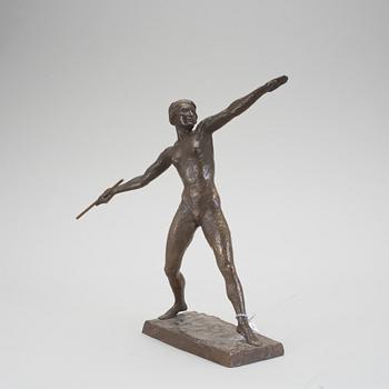 ASTRID BEGAS, skulptur, brons, signerad.