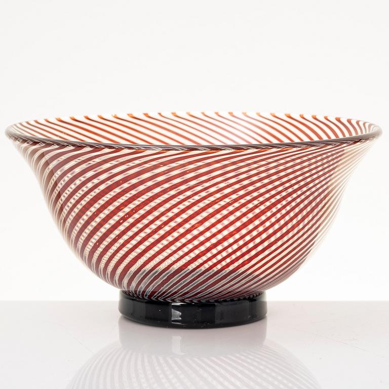 Edward Hald, skål, slipgraal, Orrefors.