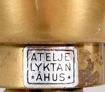 TAKLAMPOR, ett par, Hans Bergström, Atelje Lyktan, 1940-tal, h 40.