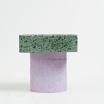 Jonatan Nilsson, a unique "Concretely Happy", table/object, Studio Jonatan Nilsson, 2017.