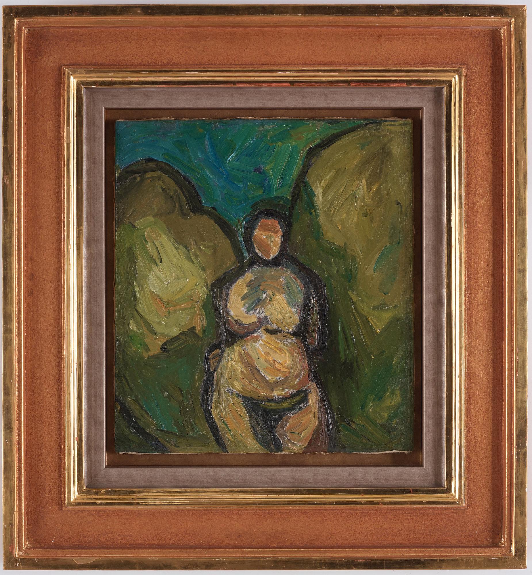 Evert Lundquist, Sketch to composition "Standing woman".