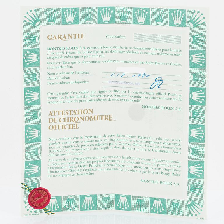 ROLEX, Day-Date, "Bark Finish".