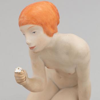 Gerhard Henning, a porcelain figurine, Royal Copenhagen, Denmark, first half of the 20th century.
