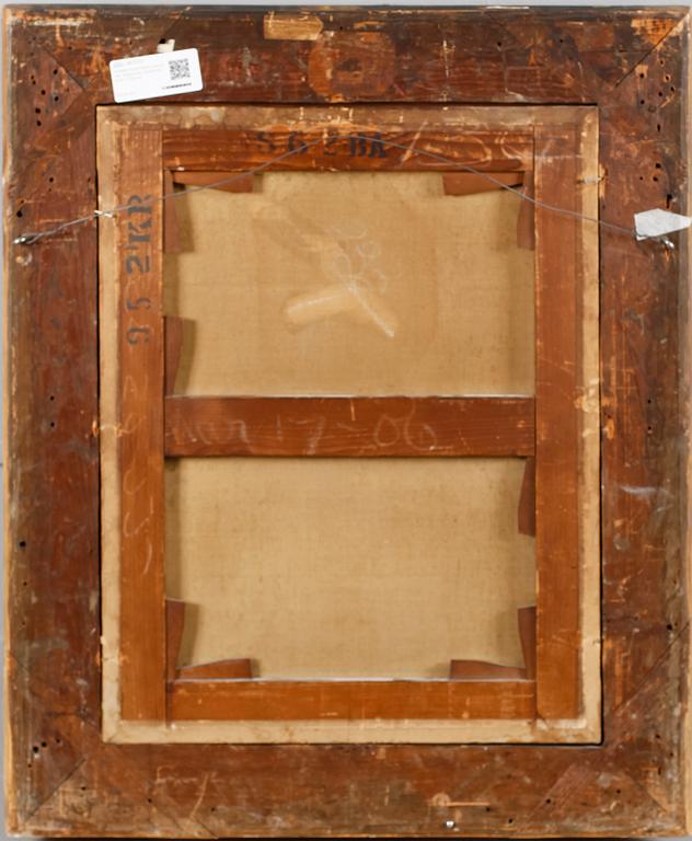 OKÄND KONSTNÄR, olja på duk, dubblerad, osignerad, 1600-/1700-tal.