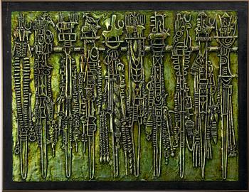 Bruce Onobrakpeya, "Odjevwe ogba erhue".