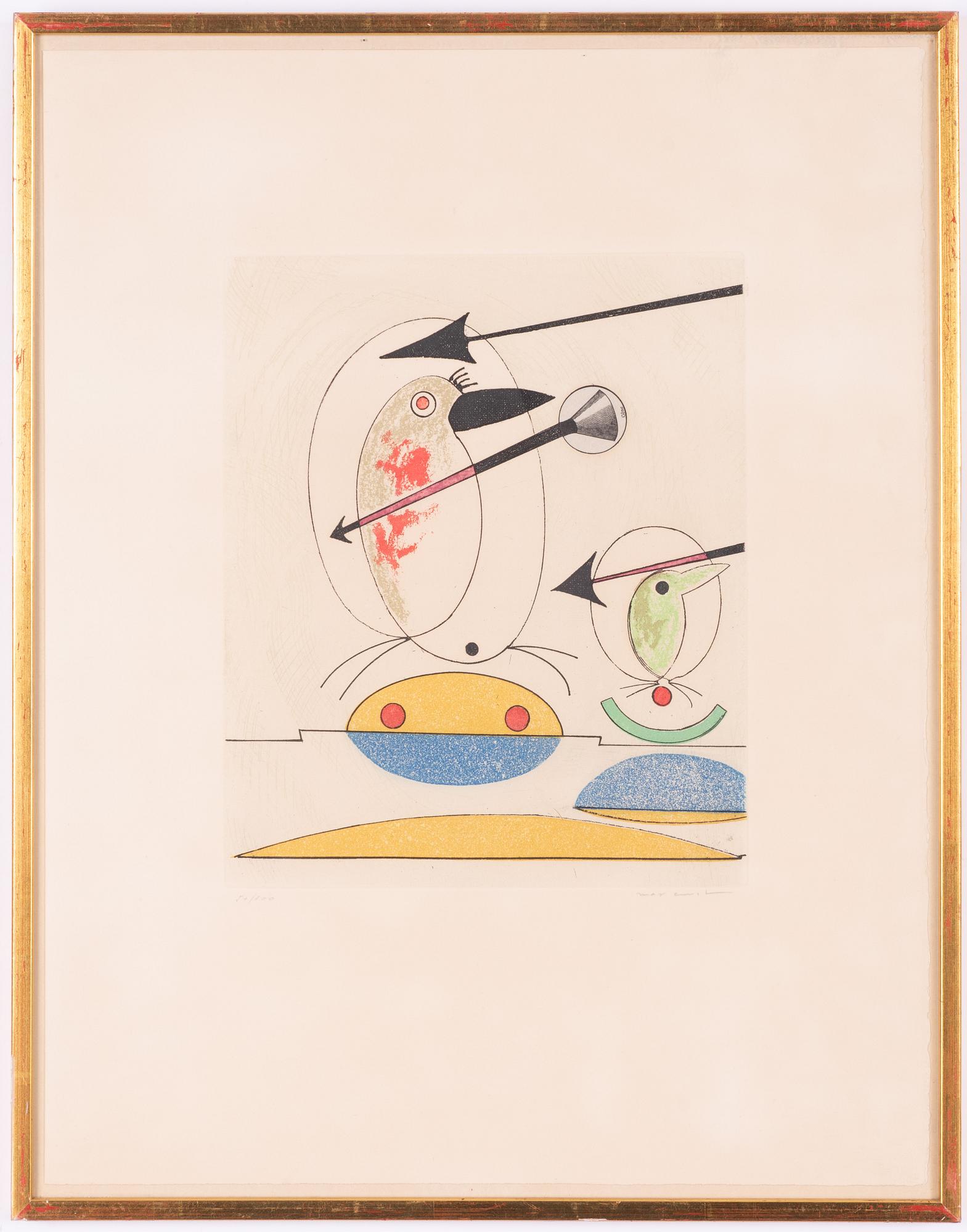 Max Ernst "Oiseaux en péril".