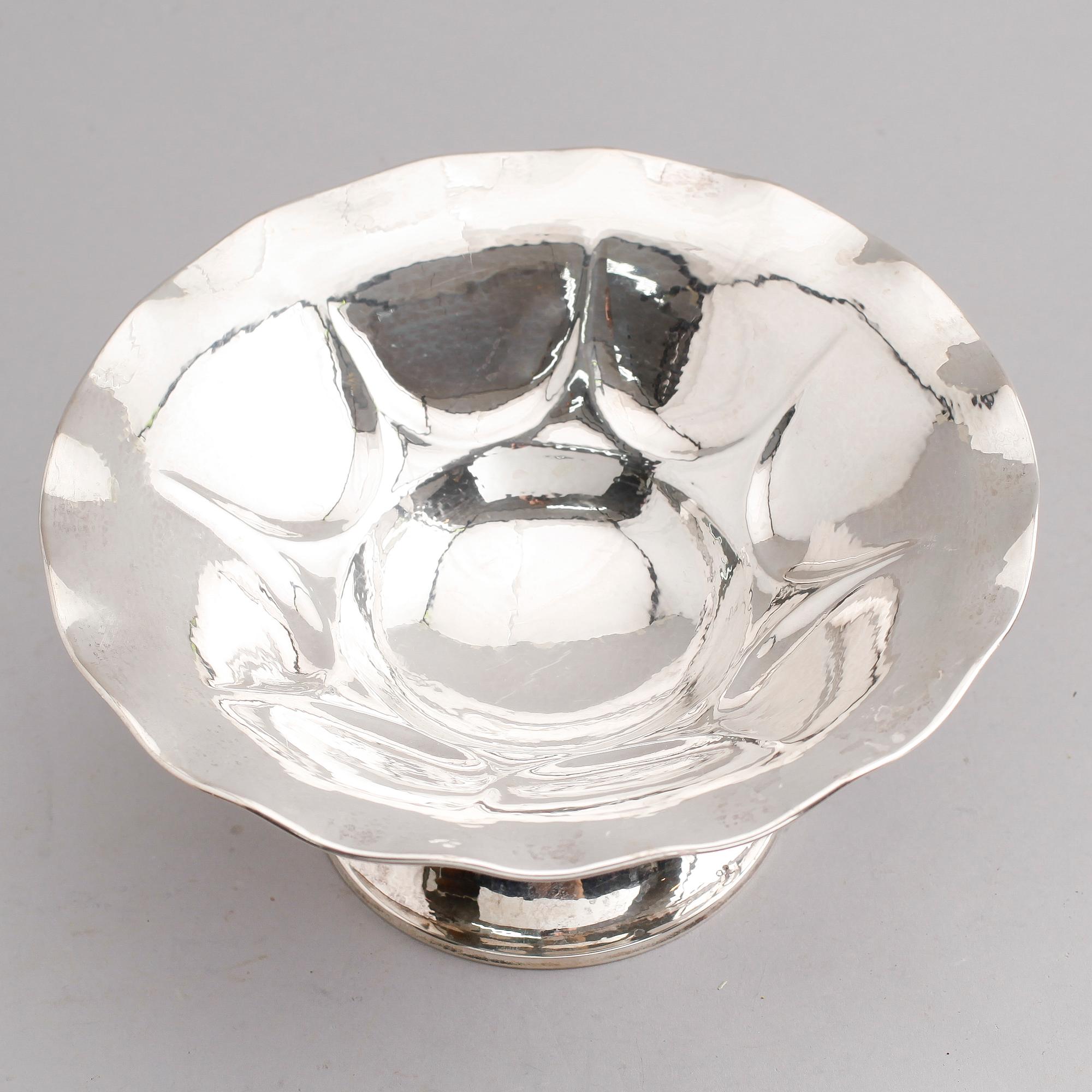 SKÅL, silver, svenska importstämplar, 1900-talets första hälft.