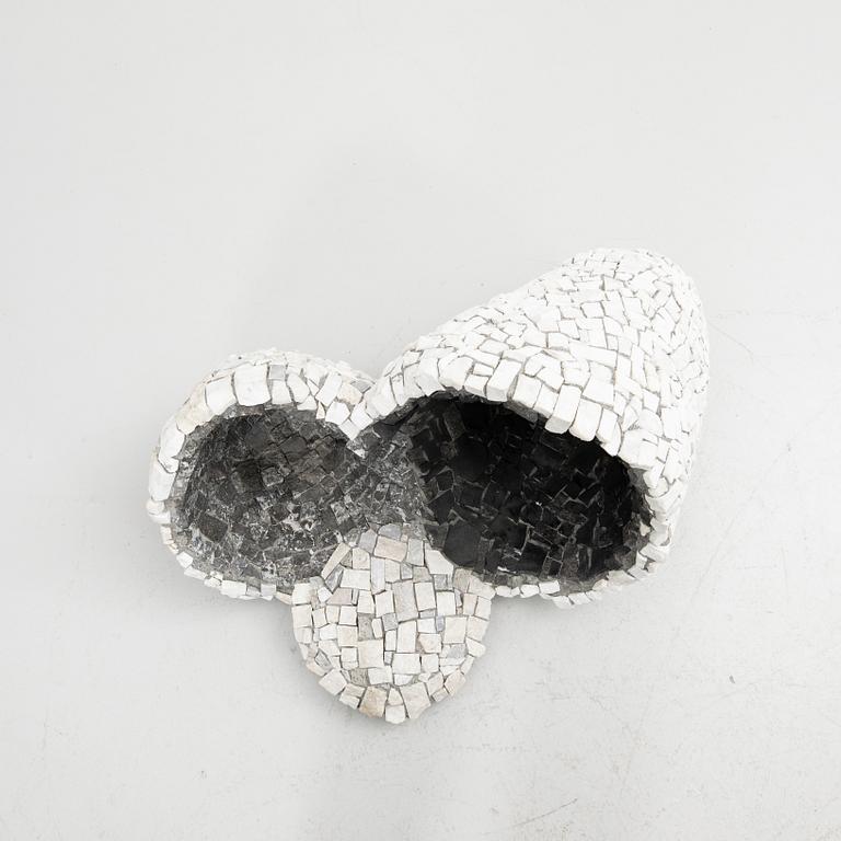 Gert Marcus, sculpture, "Triple convexity - concavity".