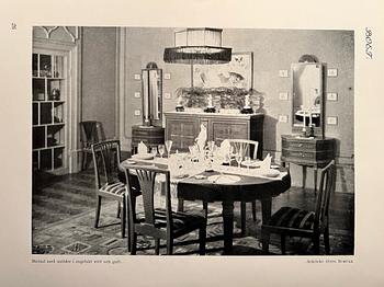Otto Schulz, a pair of Swedish Grace mirrors, Boet, Gothenburg, 1920s.
