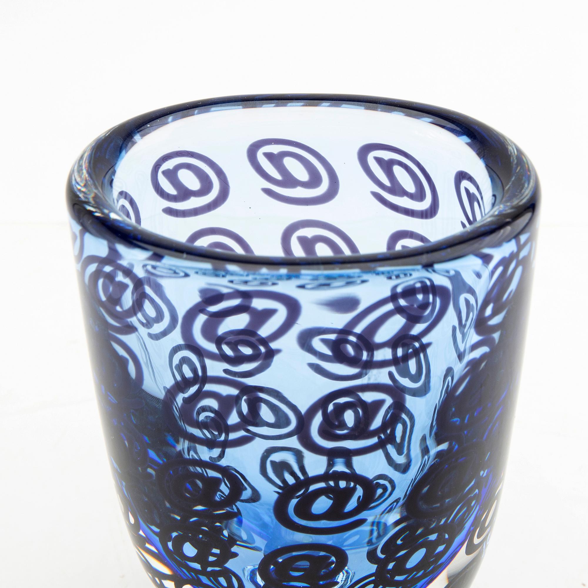 Jan Johansson, vase, Graal, most likely Orrefors.