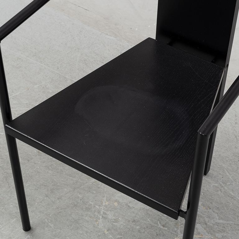 A 'Concrete' armchair by Jonas Bohlin for Källemo, designed 1980.