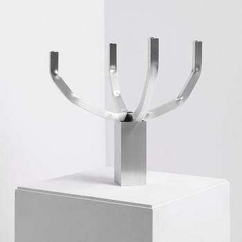 David Taylor, kandelaber, unik, "Aluminium Candelabra 4", Studio Mellösaverken, Sverige, 2025.