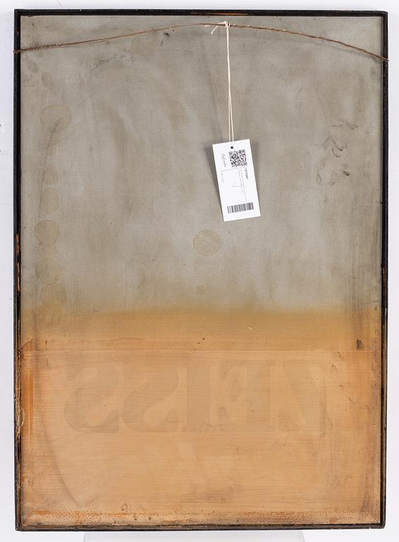 A commercial glass sign, Zeiss Punktal, first half of the 20th Century.