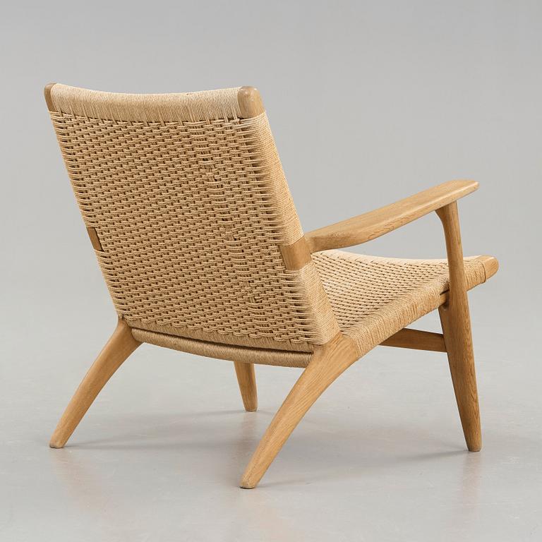 Hans J. Wegner, a 'CH-25' easy chair, Carl Hansen & Son, Denmark, probably 1950-60's.