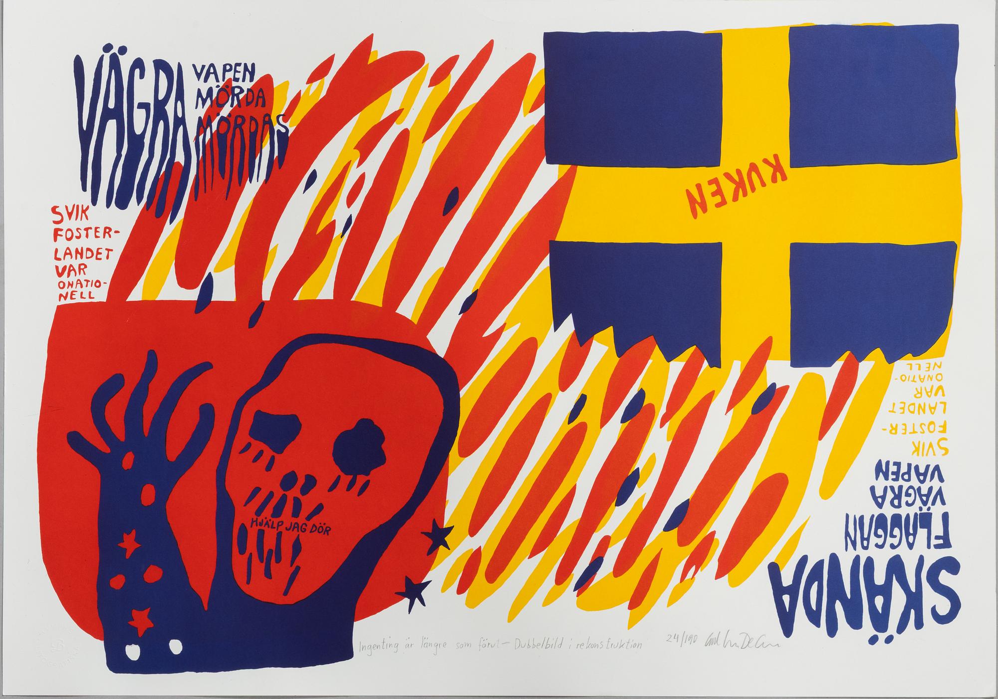 Carl Johan De Geer, "Ingenting är längre som förut - Dubbelbild i rekonstruktion".