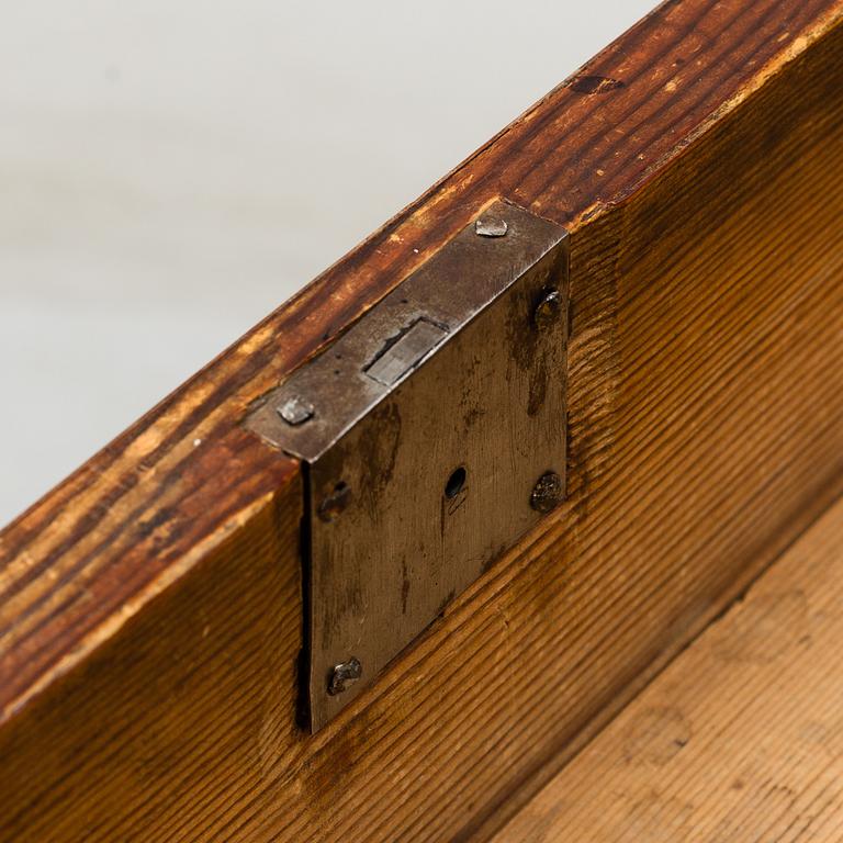 A Swedish late gustavian writing desk, late 18th century.