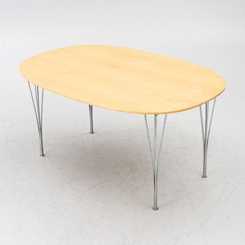 Bruno Mathsson, & Piet Hein, matbord, "Superellips", Fritz Hansen, Danmark, 1986.