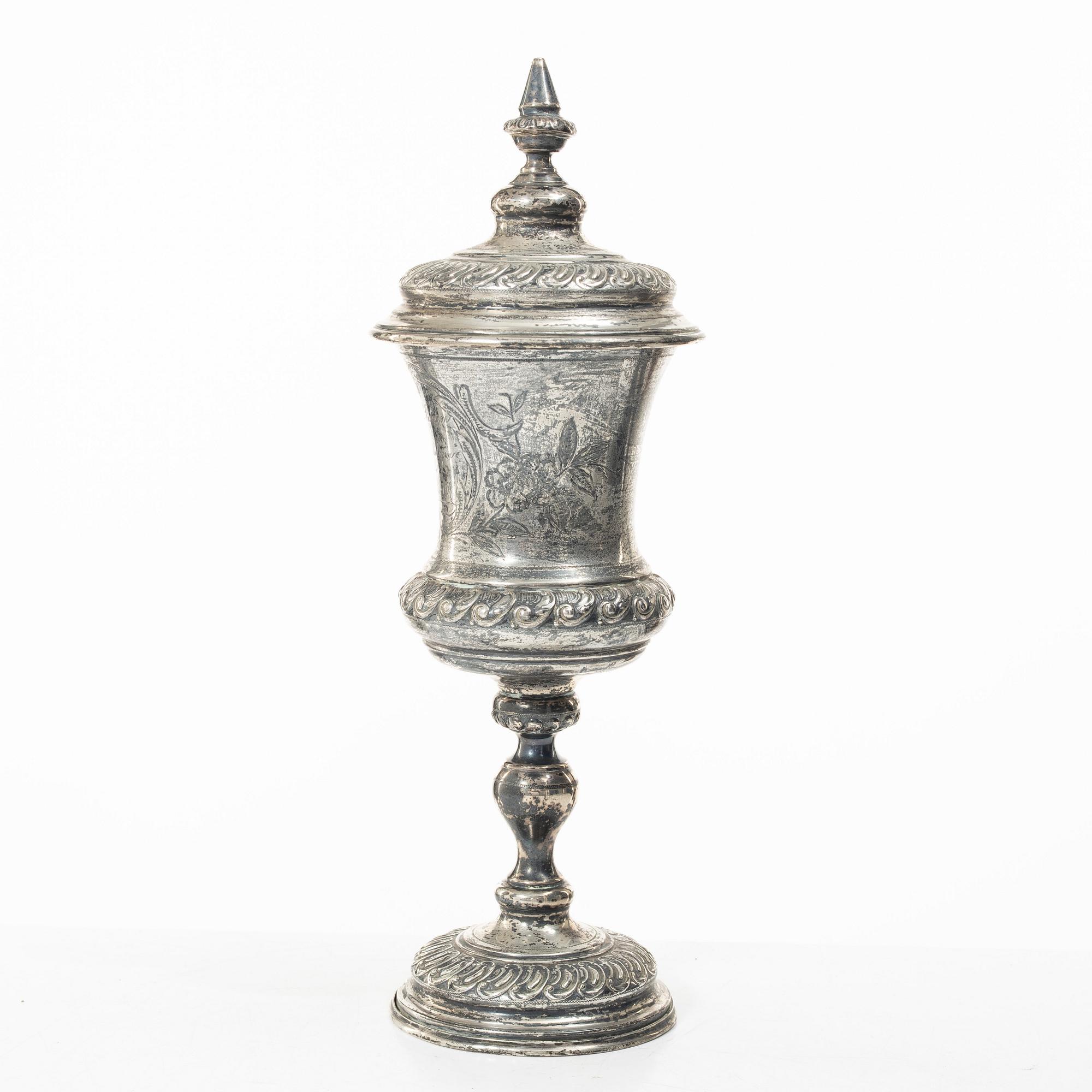 C.G. Hallberg, A silver goblet, Stockholm 1903.