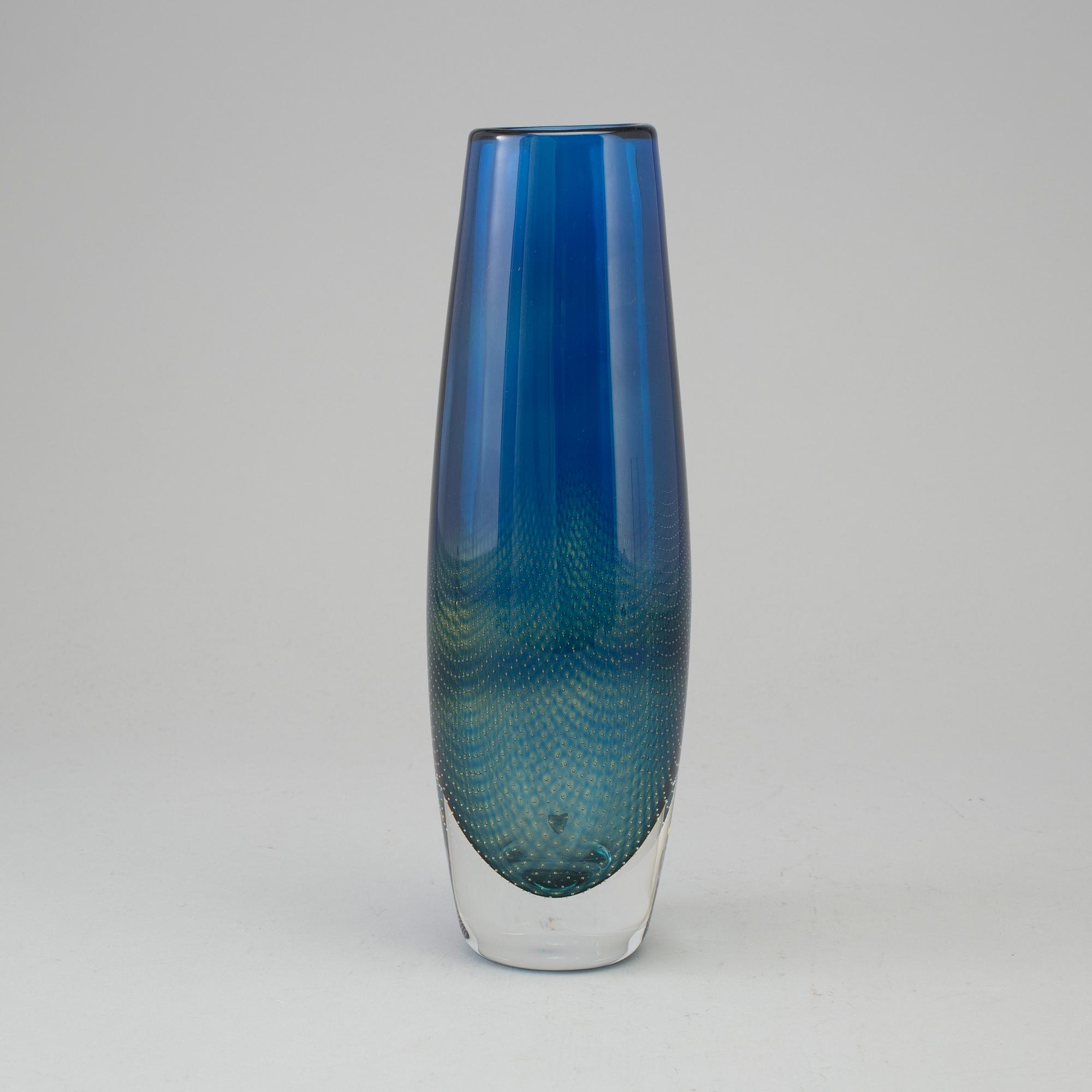 SVEN PALMQVIST, vas, glas, Orrefors 1987 "Kraka".