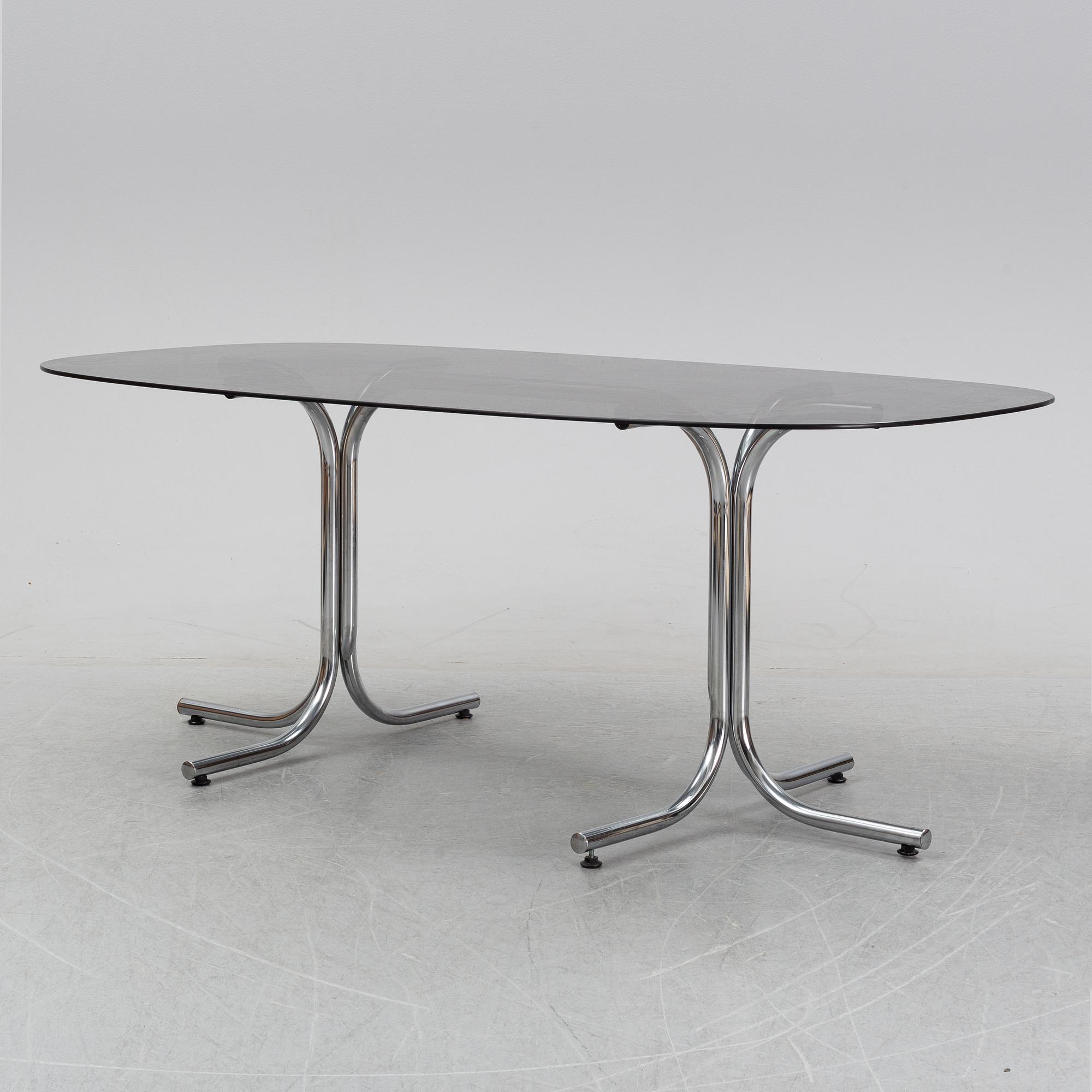 A dining table, Italy, 1980's.