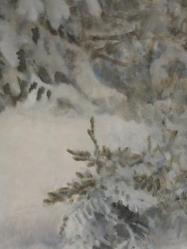 Bruno Liljefors, Fox in a winter landscape.