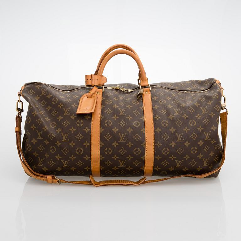 Louis Vuitton, Monogram 'Keepall 60 Bandoulière' weekendbag.