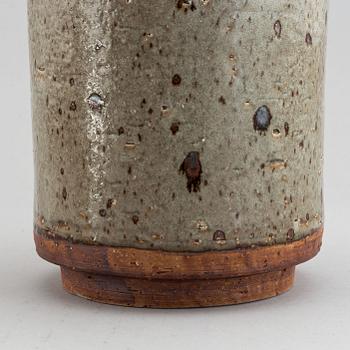 Three mid 20th century glazed stoneware vases, Marianne Westman, Carl-Harry Stålhane och Hertha Bengtsson, Rörstrand.