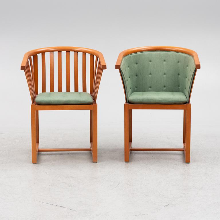 Åke Axelsson, a set of eight 'Vaxholmaren' chairs, Gärsnäs.