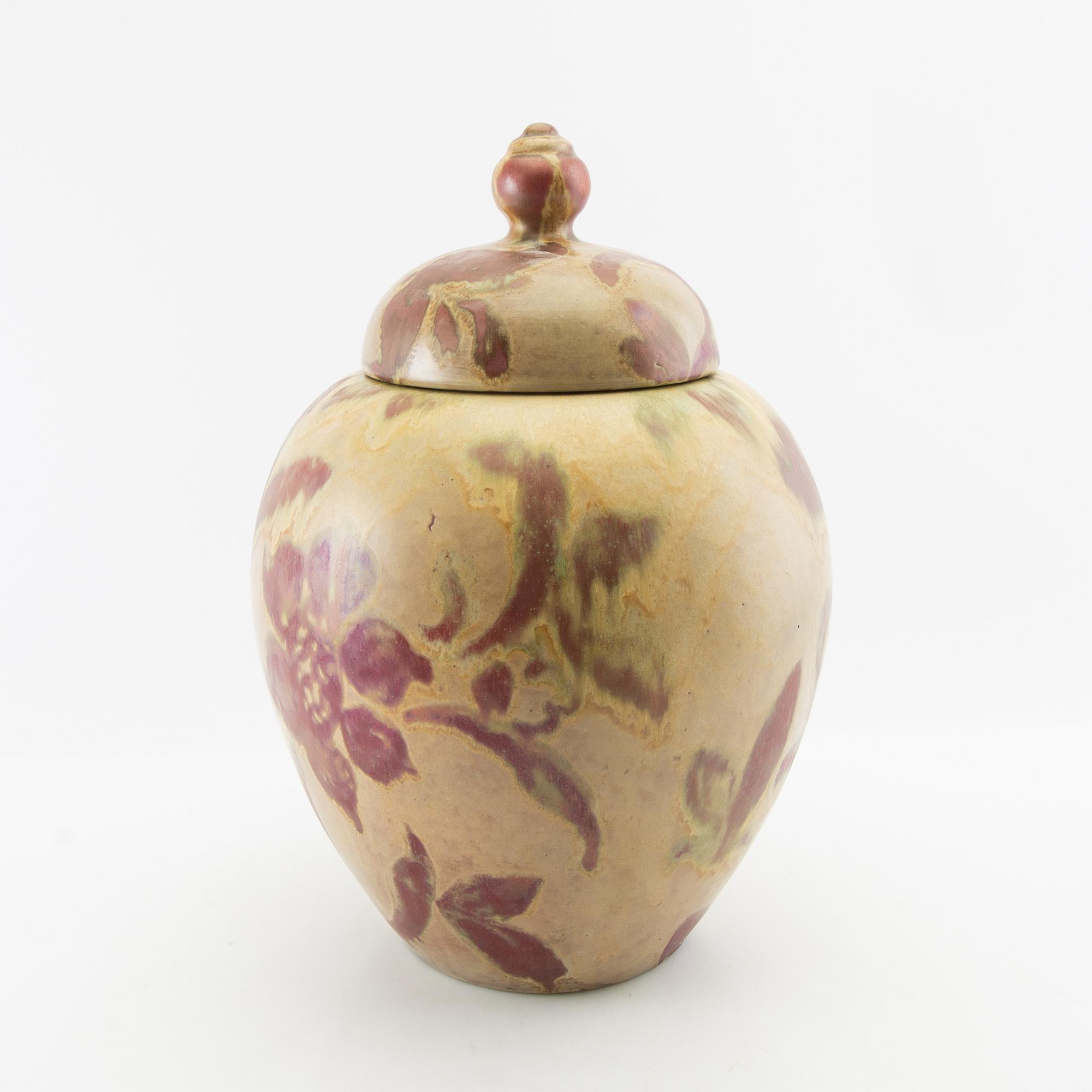 Lock urn Höganäs early 20th century stoneware.