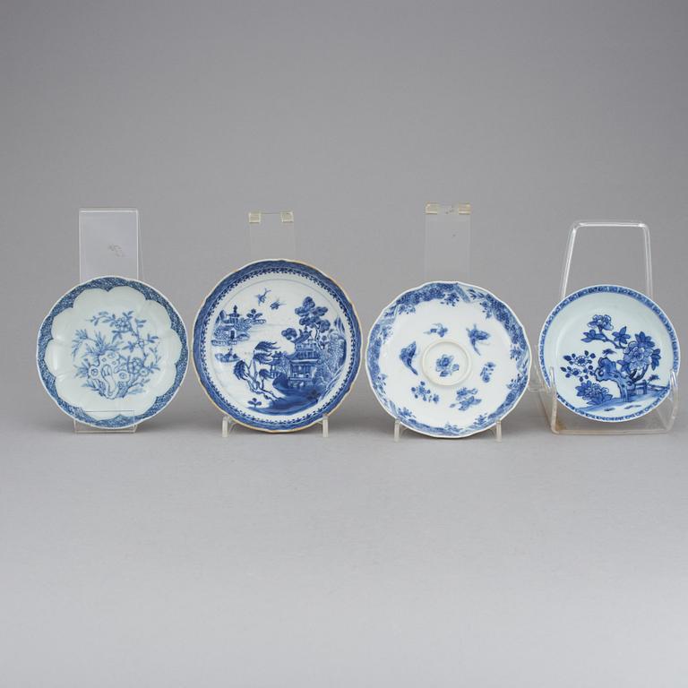 PARTI PORSLIN, 15 delar, kompaniporslin, Kina, 1700-tal.