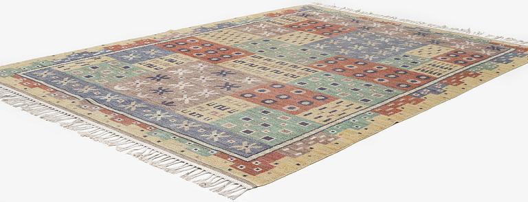 Märta Måås-Fjetterström, a carpet, 'Joakim', flat weave, c. 317 x 215 cm, signed MMF.