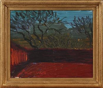 INGE SCHIÖLER, olja på duk, sign samt dat á tergo 1946.