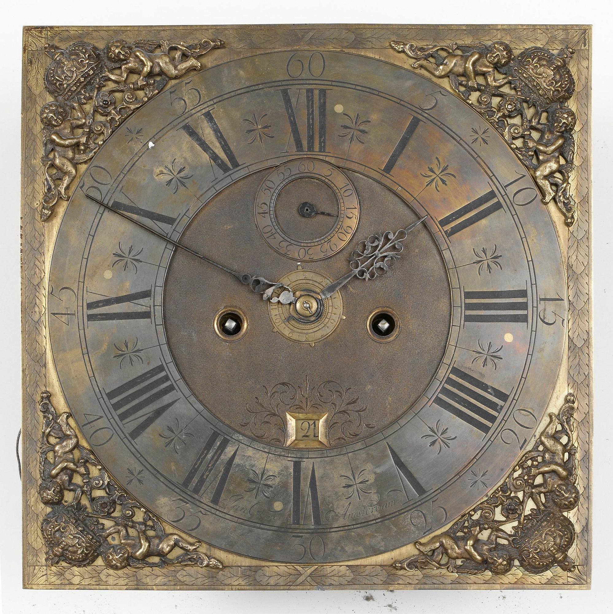 GOLVUR. Jan Gobels, Amsterdam, 1700-tal.