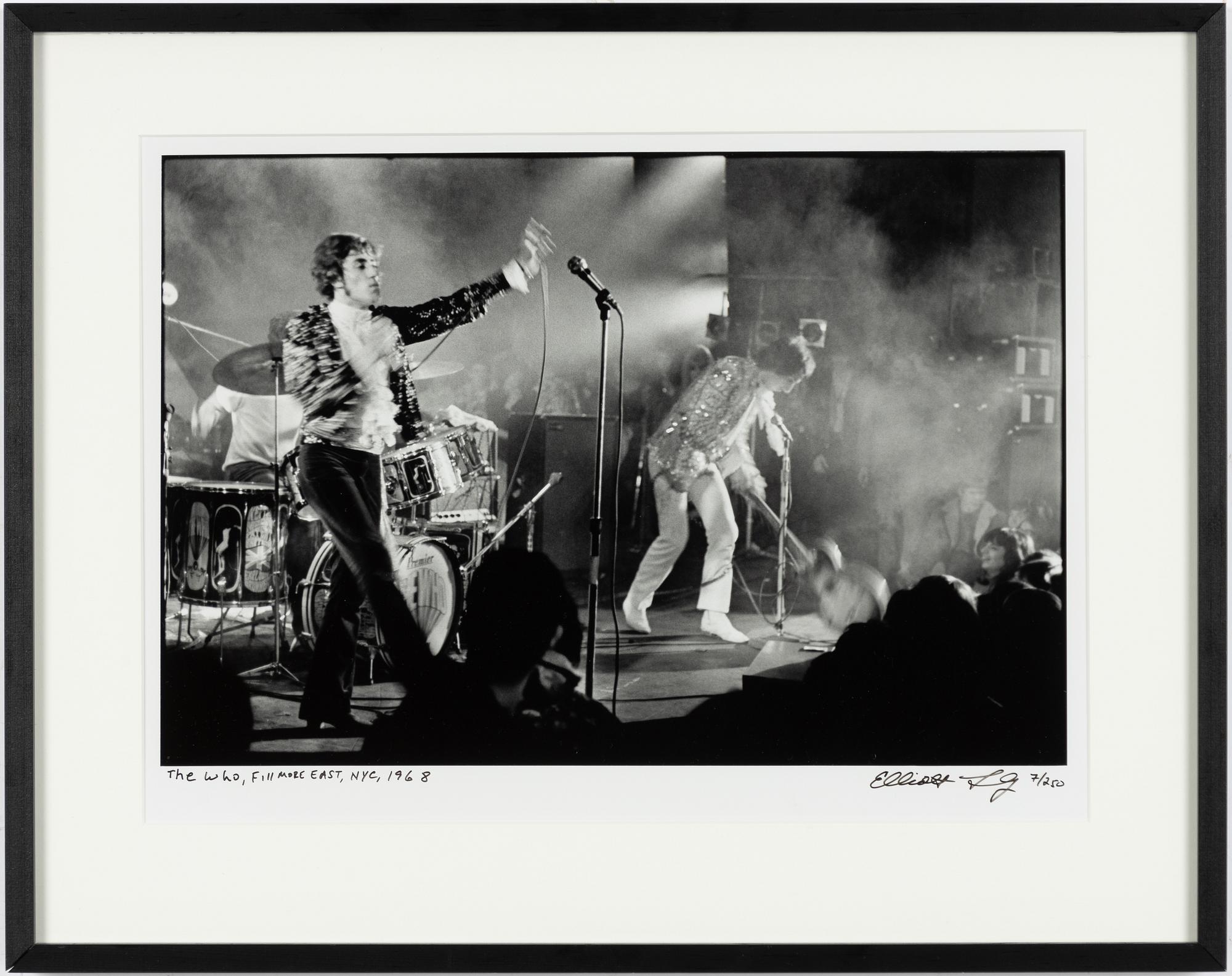 Elliott Landy, "The Who, Fillmore East, NYC", 1968.
