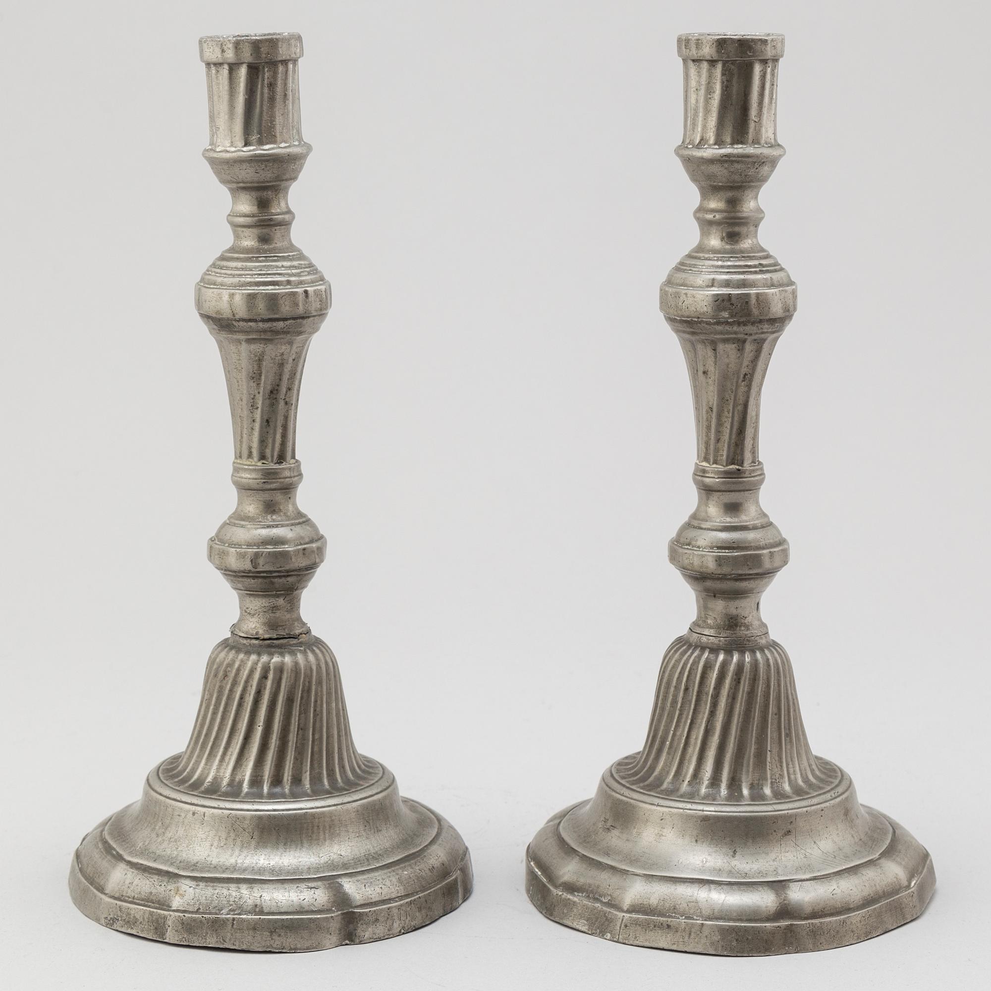 CANDELSTICKS, a pair, Louis XV, France, 18th century.